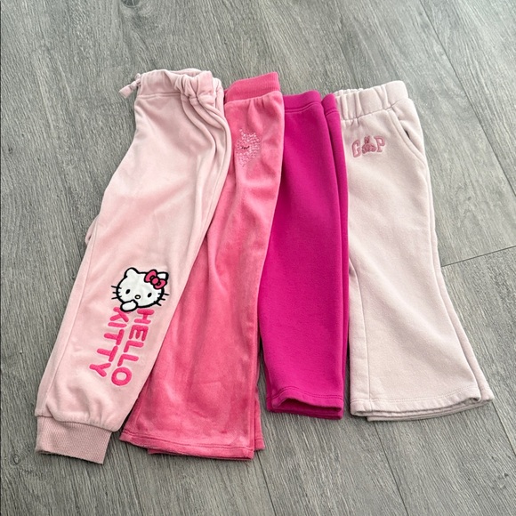 Hello Kitty and Gap Pink Warm Pants sz 2-3 good condition - Picture 1 of 2